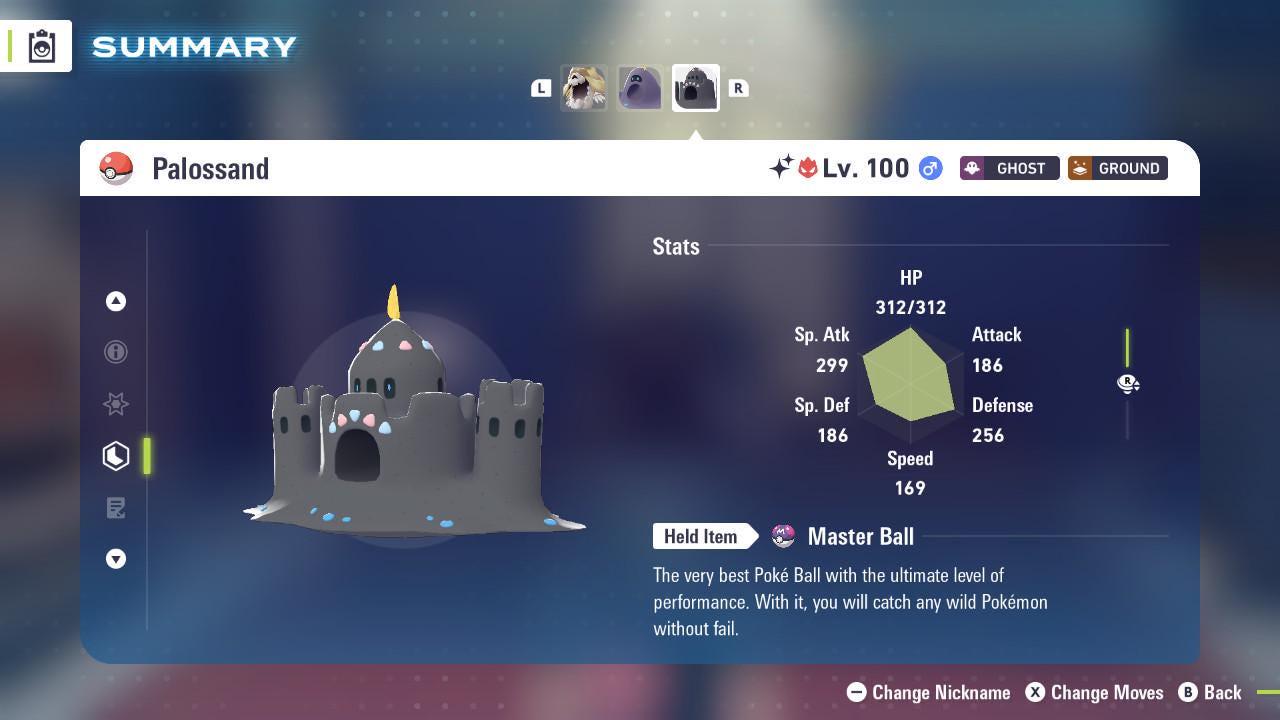 Shiny Alpha Palossand Pokémon Legends ZA 6IV Competitive Battle Ready - Pokémon Legends: Z-A digital Pokémon trade image 2