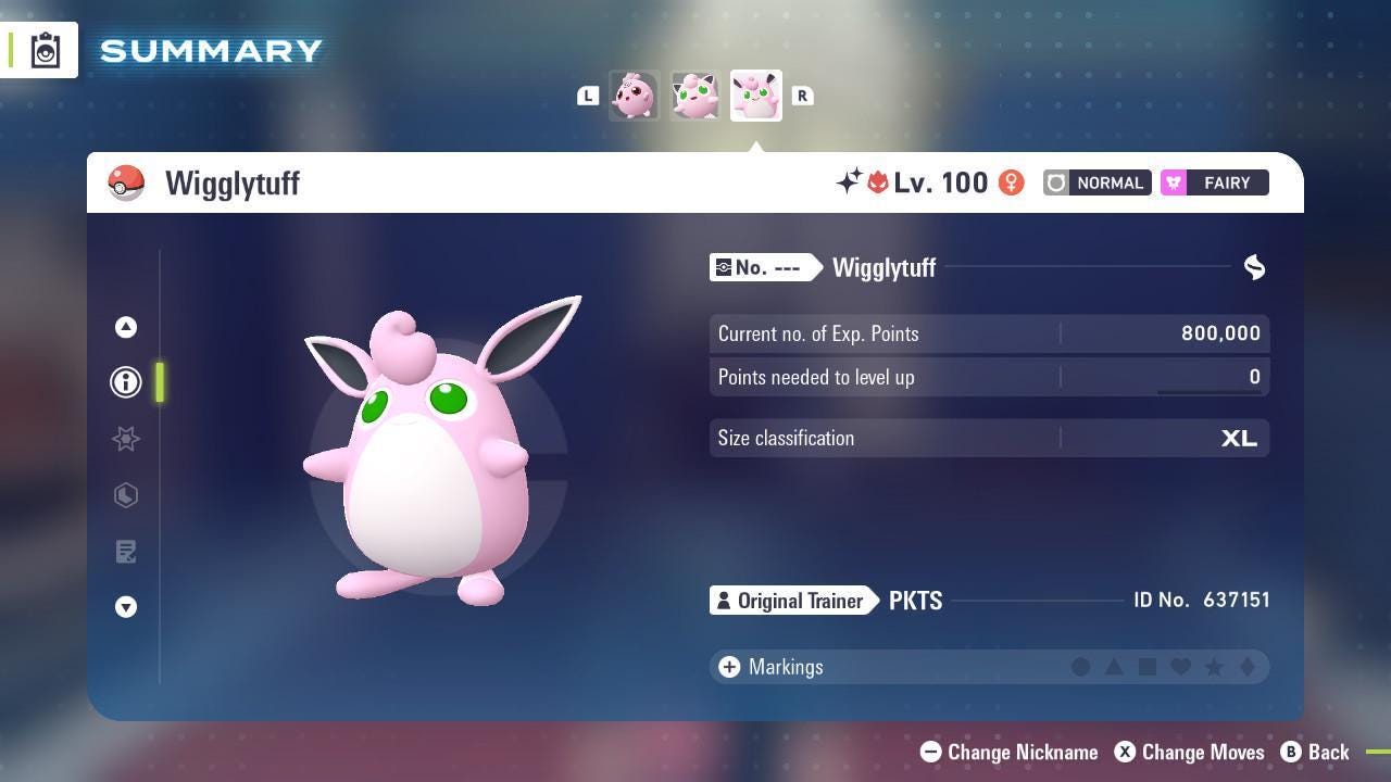 Shiny Alpha Wigglytuff Pokemon Legends Za Mega Dimension DLC 6IV Competitive - Pokémon Legends: Z-A digital Pokémon trade