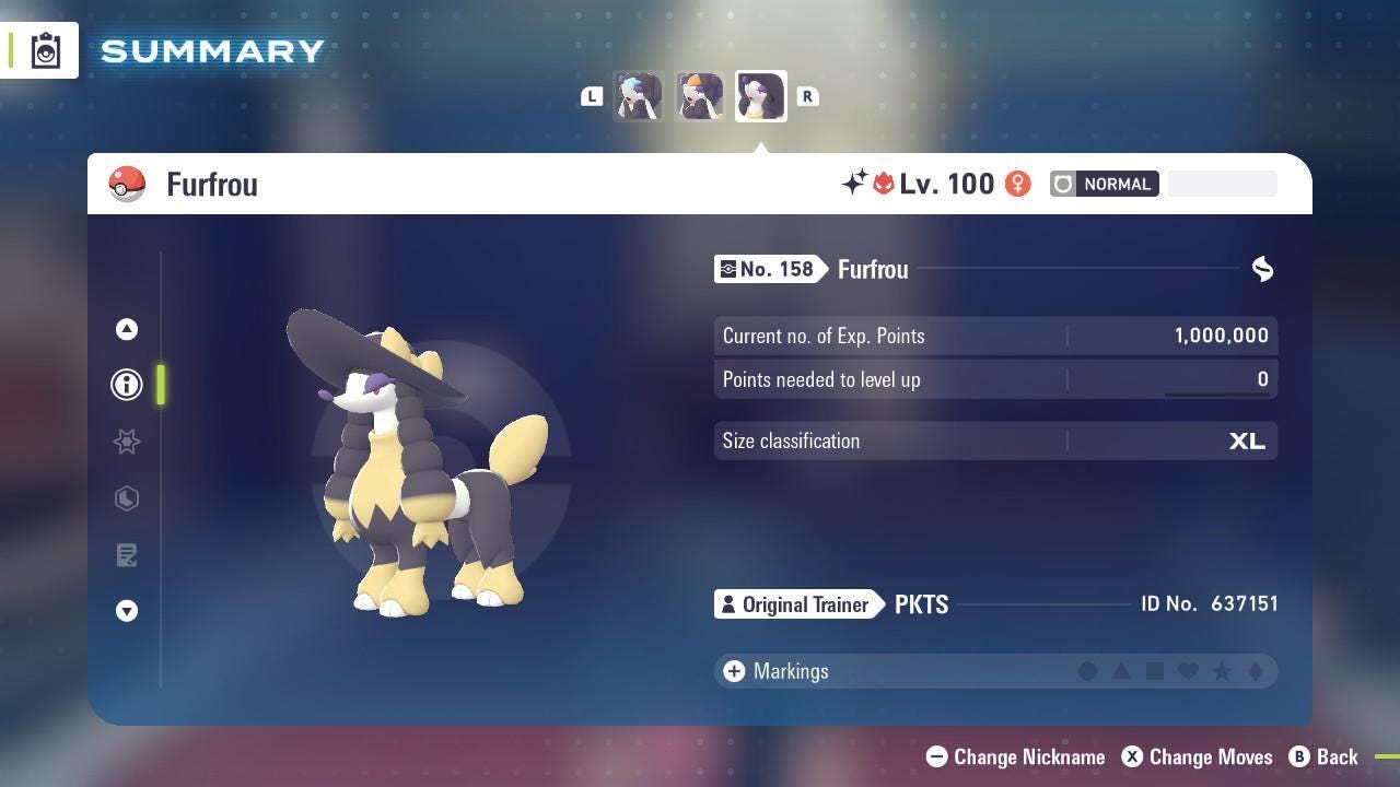 Shiny Alpha Debutante Furfrou Pokémon Legends ZA 6IV Competitive Battle Ready - Pokémon Legends: Z-A digital Pokémon trade