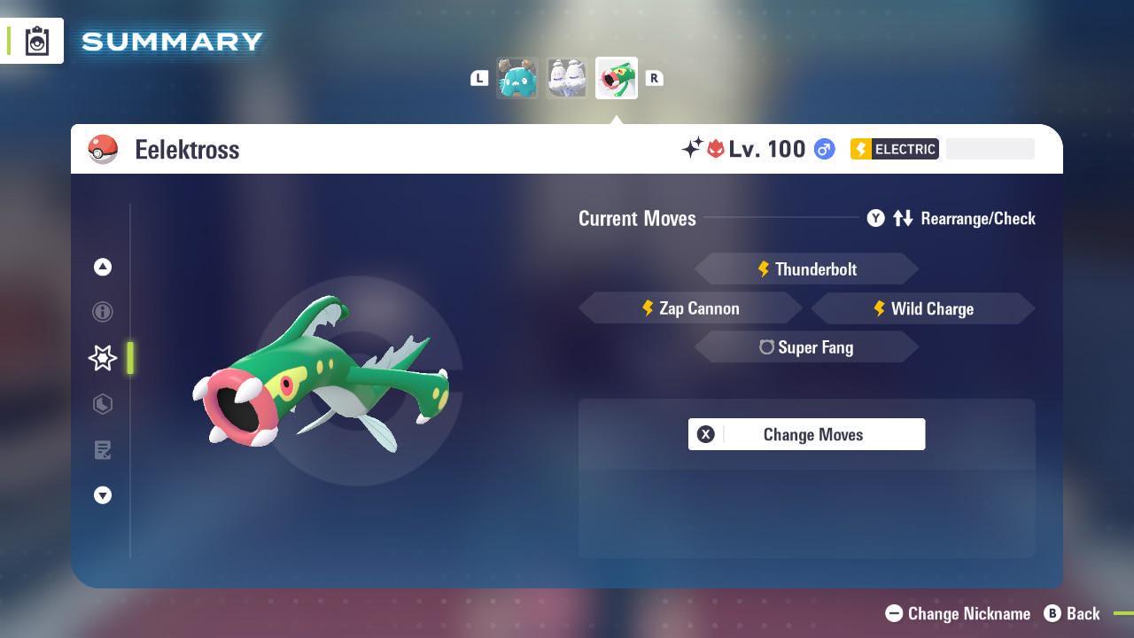 Shiny Alpha Eelektross Pokémon Legends ZA 6IV Competitive Battle Ready - Pokémon Legends: Z-A digital Pokémon trade image 4