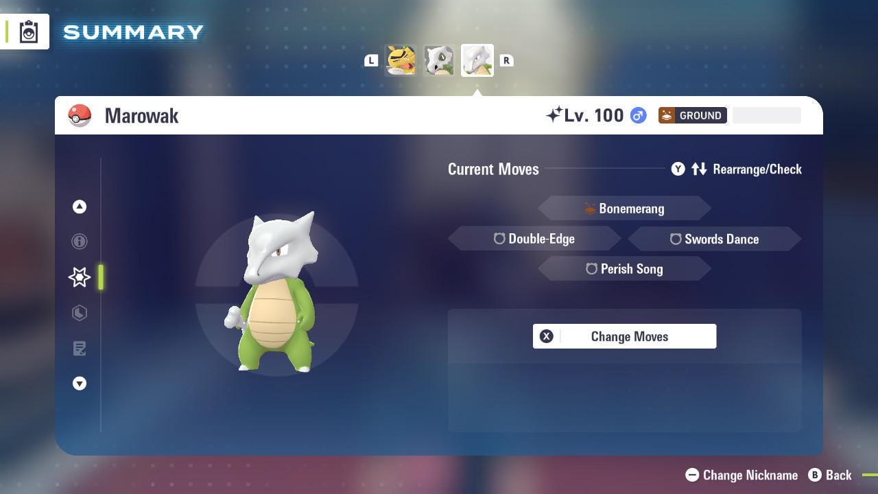 Shiny Marowak Pokemon Legends ZA Mega Dimension DLC 6IV Competitive Battle Ready - Pokémon Legends: Z-A digital Pokémon trade