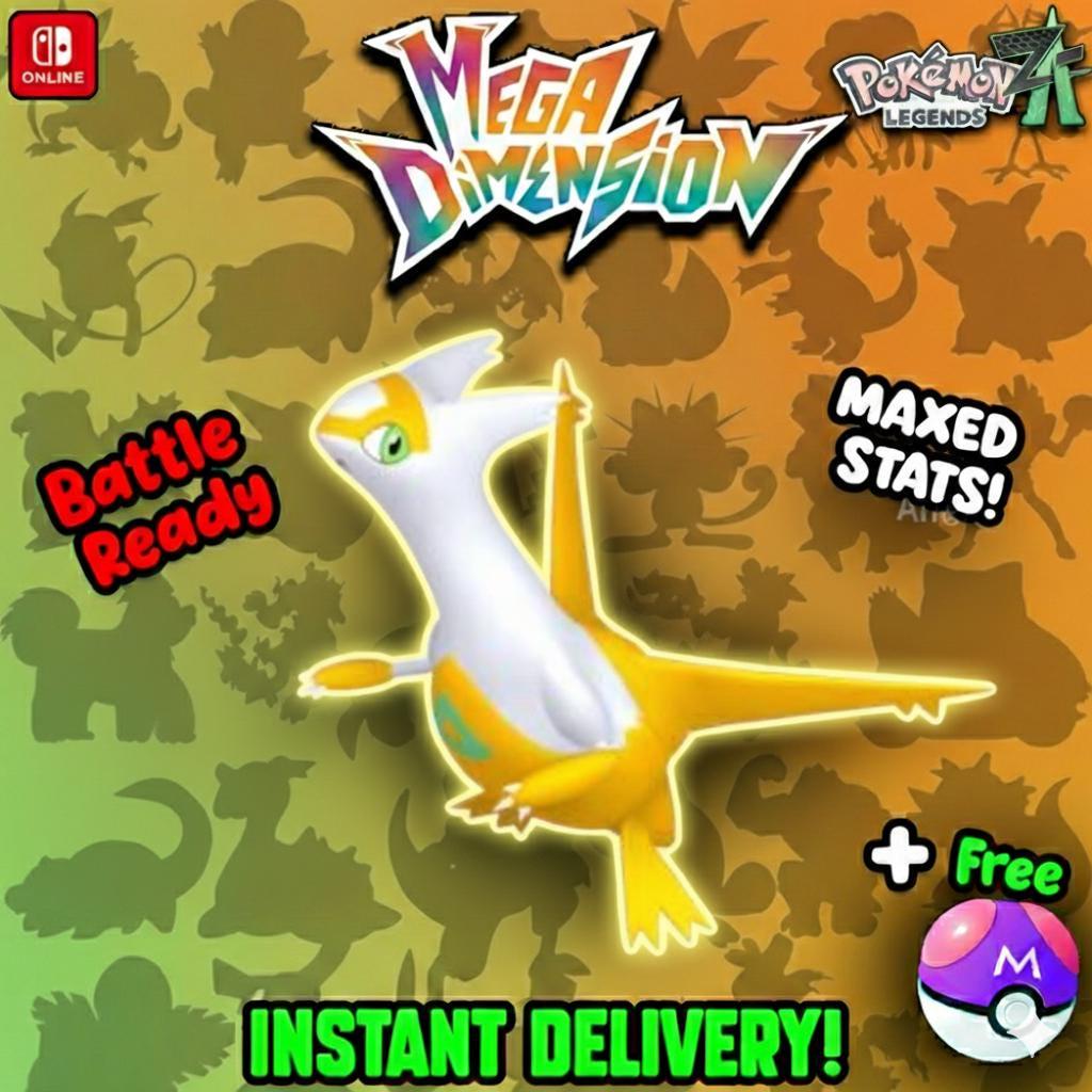 Shiny Latias Pokemon Legends Za Mega Dimension DLC 6IV Competitive Battle Ready - Pokémon Legends: Z-A digital Pokémon trade