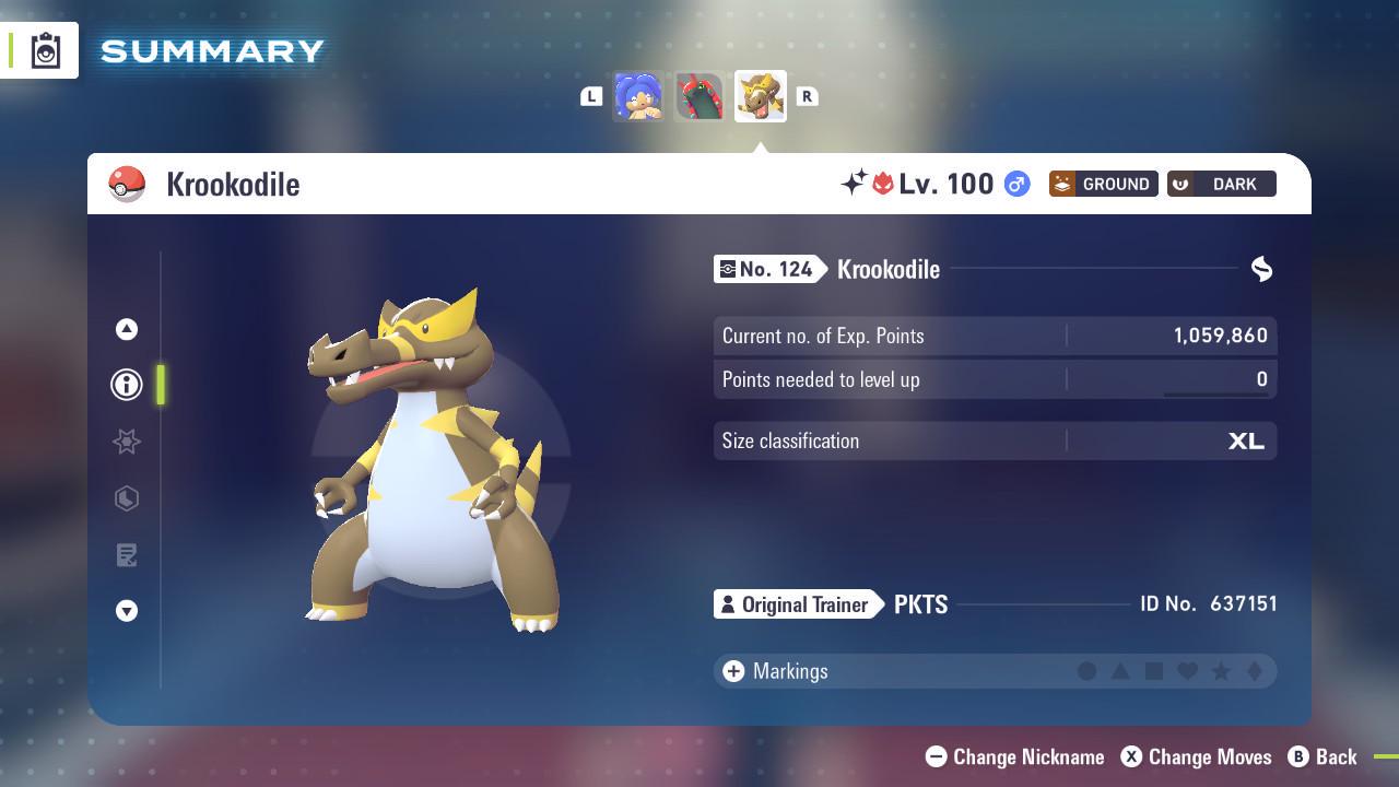 Shiny Alpha Krookodile Pokémon Legends ZA 6IV Competitive Battle Ready - Pokémon Legends: Z-A digital Pokémon trade image 2