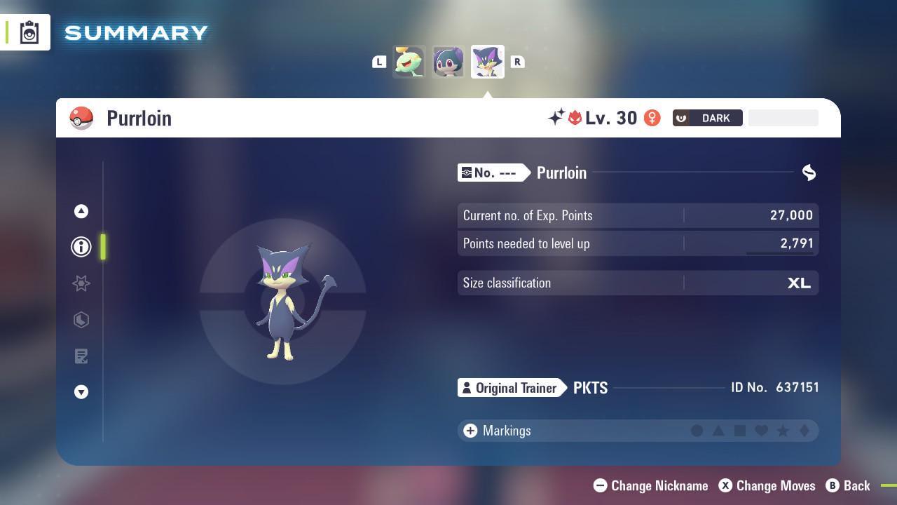 Shiny Alpha Purrloin Pokemon Legends Za Mega Dimension DLC 6IV Competitive Battle - Pokémon Legends: Z-A digital Pokémon