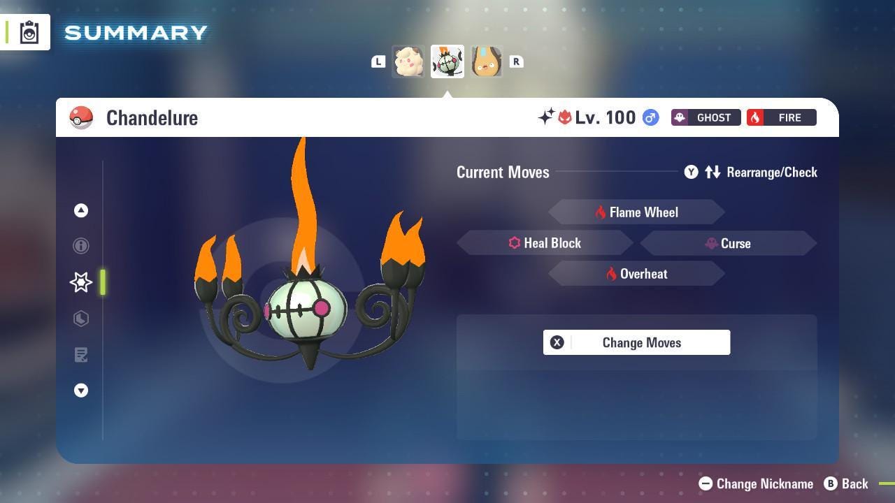 Shiny Alpha Chandelure Pokémon Legends ZA 6IV Competitive Battle Ready - Pokémon Legends: Z-A digital Pokémon trade image 4