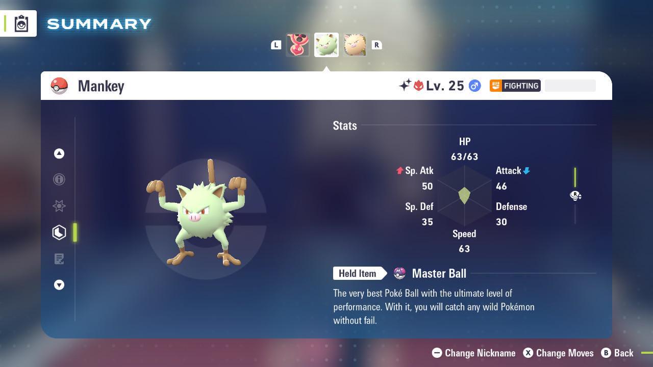 Shiny Alpha Mankey Pokemon Legends Za Mega Dimension DLC 6IV Competitive Battle - Pokémon Legends: Z-A digital Pokémon trade