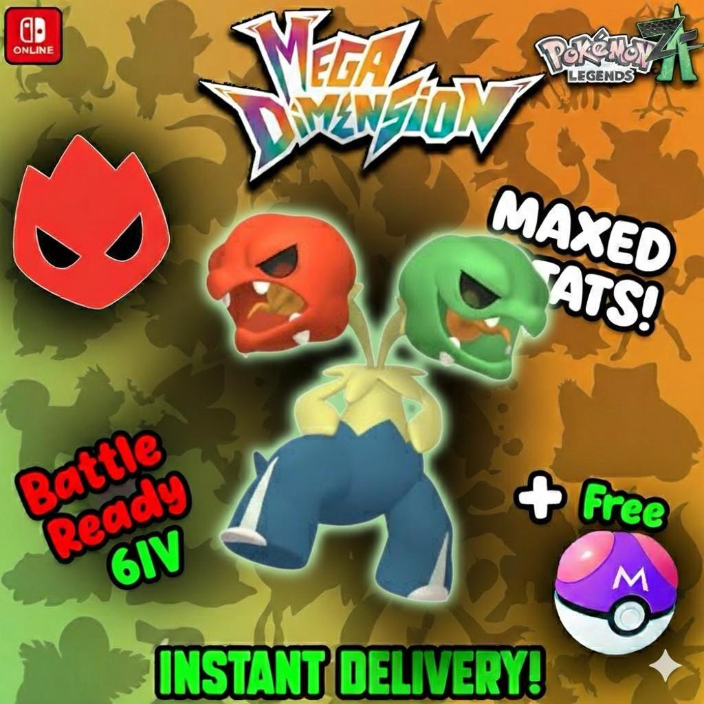 Shiny Alpha Scovillain 6IV Competitive Battle Ready - Pokémon Legends: Z-A digital Pokémon trade by PokeTradingShop