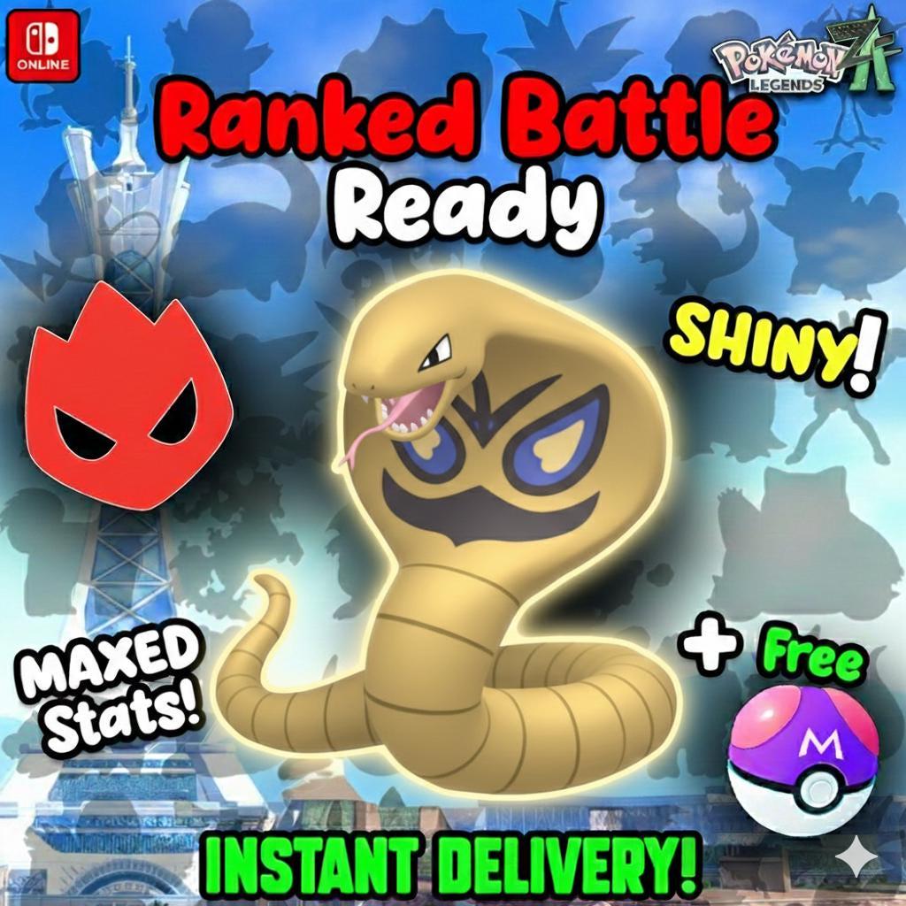 Shiny Alpha Arbok for Pokémon Legends ZA Legend ZA Team 6IV Mega Evolution Battle - Pokémon Legends: Z-A digital Pokémon