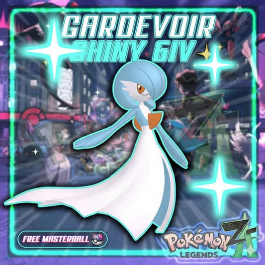 Shiny GARDEVOIR Pokémon Legends ZA 6IV Competitive Battle Ready - Pokémon Legends: Z-A digital Pokémon trade by