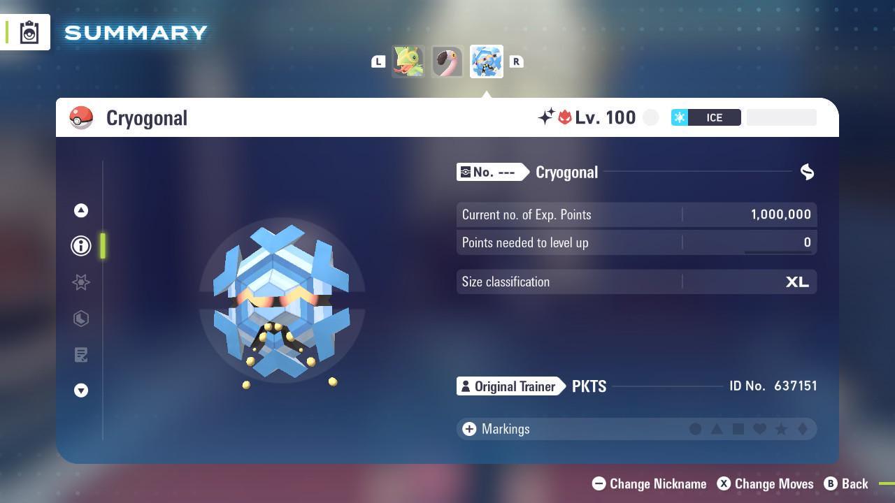 Shiny Alpha Cryogonal Pokémon Legends ZA 6IV Competitive Battle Ready - Pokémon Legends: Z-A digital Pokémon trade image 3