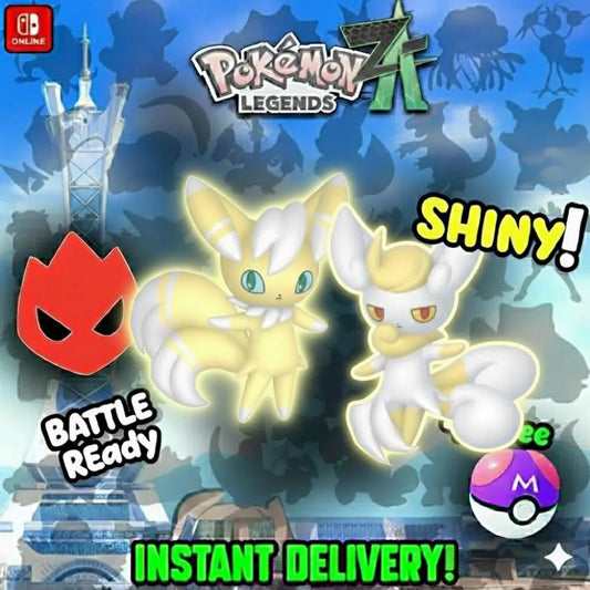Pokemon Za ALPHA MEOWSTIC Duo Pack Shiny 6IV Pokémon Legends ZA 6IV Competitive - Pokémon Legends: Z-A digital Pokémon trade