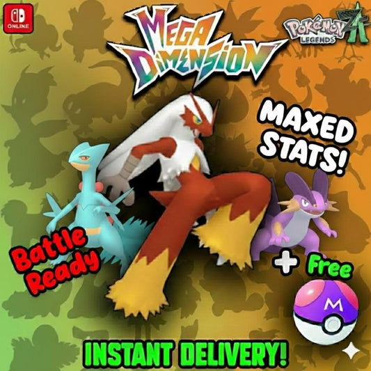 Pokemon Za Final STARTER Pack HOENN Shiny 6IV Pokémon Legends ZA 6IV Competitive - Pokémon Legends: Z-A digital Pokémon trade