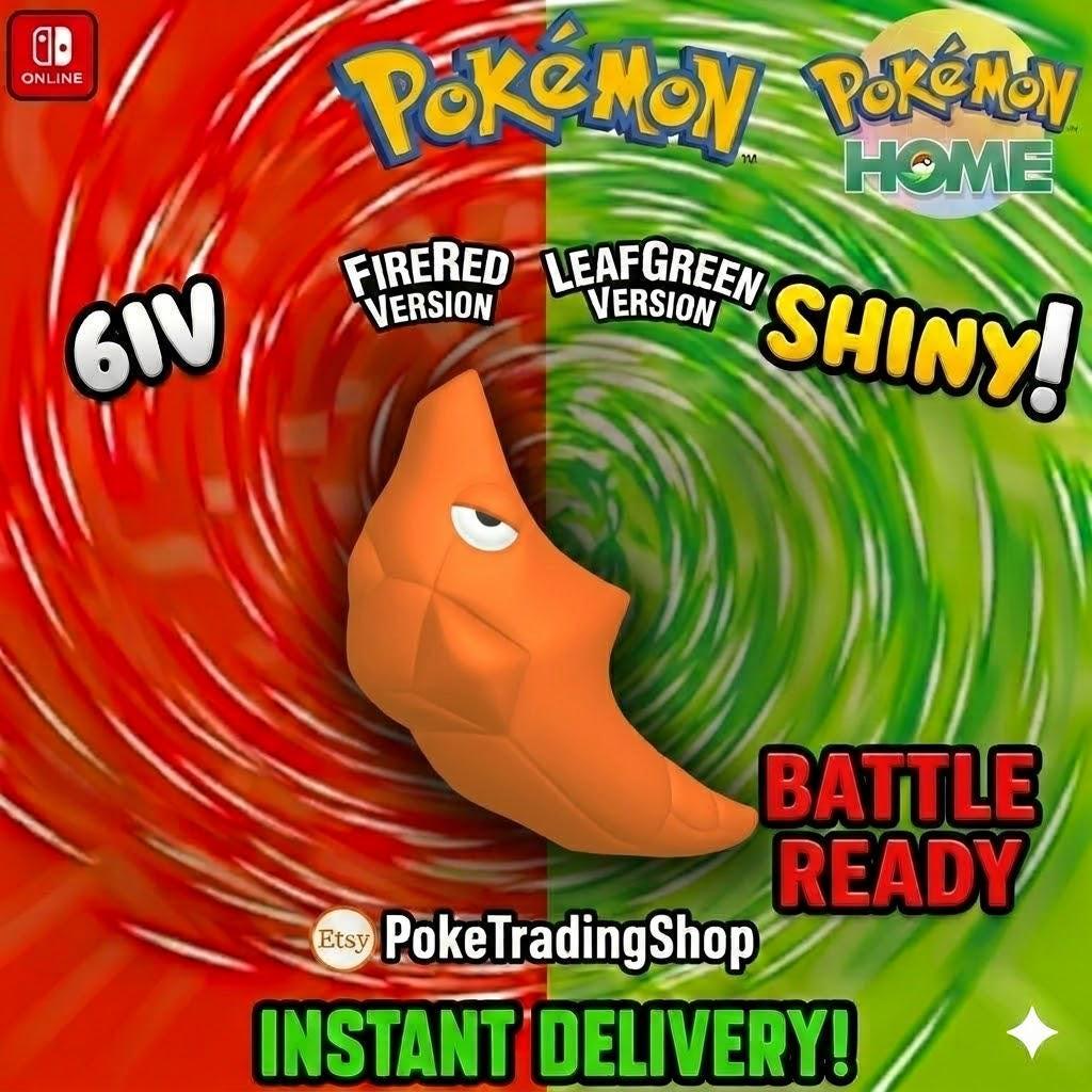 SHINY METAPOD Pokémon FireRed LeafGreen 6IV Competitive Battle Ready - Pokémon HOME digital Pokémon trade by PokeTradingShop