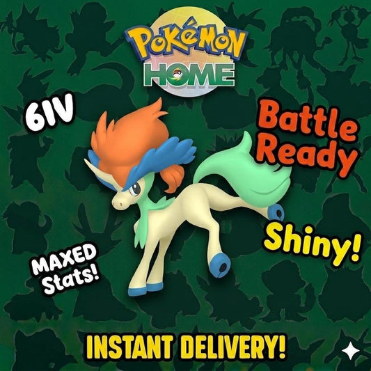 Pokemon HOME Shiny 6IV Keldeo Resolute Form Battle Ready Custom Ot Event Sv Trade - Pokémon Legends: Z-A digital Pokémon