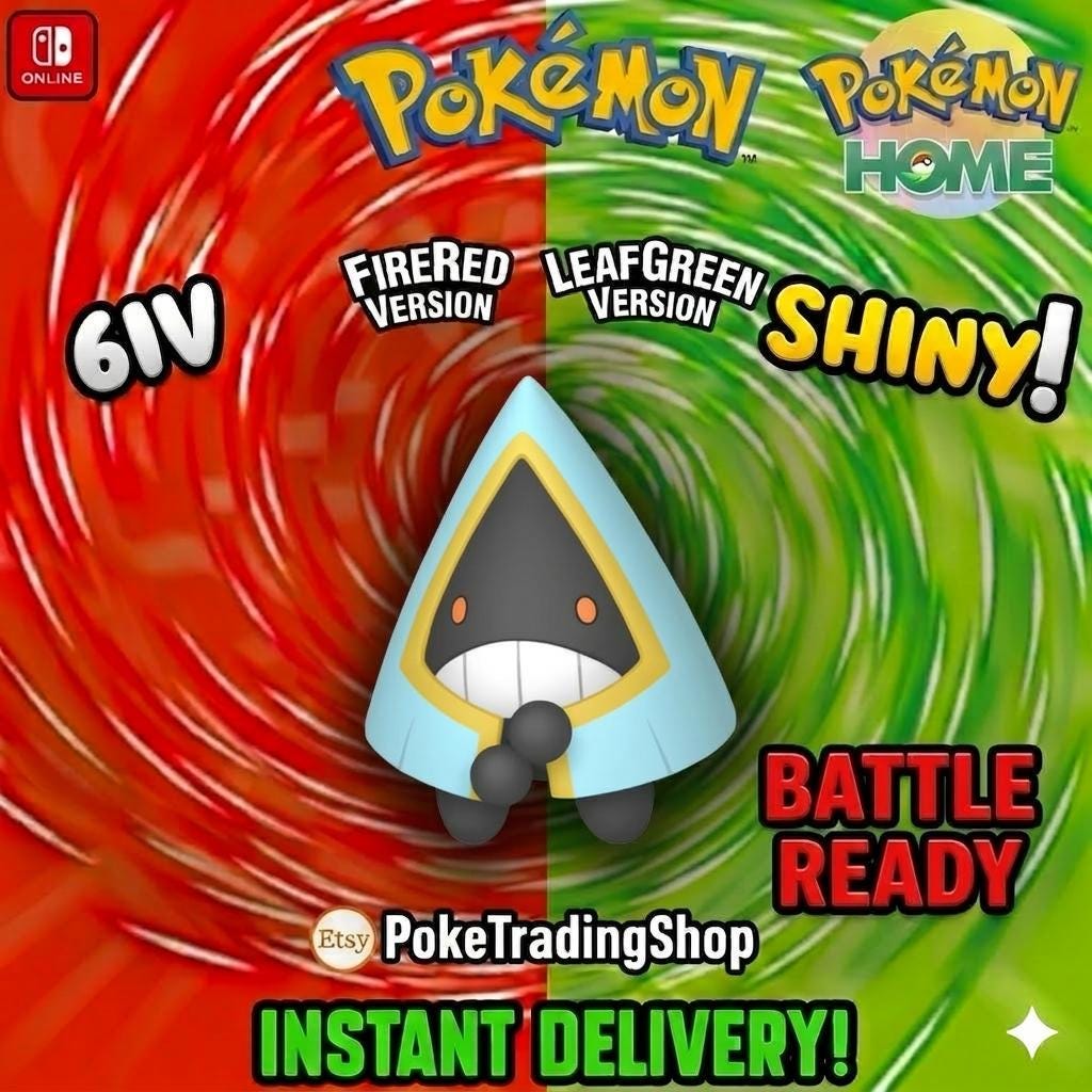 SHINY SNORUNT Pokémon FireRed LeafGreen 6IV Competitive Battle Ready - Pokémon HOME digital Pokémon trade by PokeTradingShop