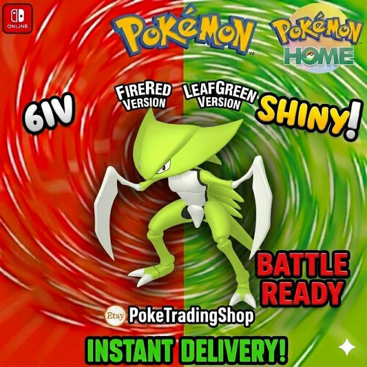 SHINY KABUTOPS Pokémon FireRed LeafGreen 6IV Competitive Battle Ready - Pokémon HOME digital Pokémon trade by PokeTradingShop