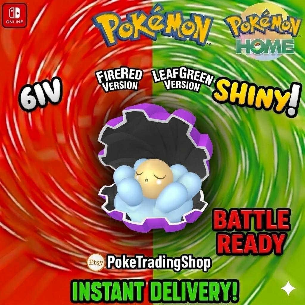SHINY CLAMPERL Pokémon FireRed LeafGreen 6IV Competitive Battle Ready