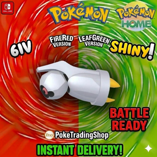 SHINY BELDUM Pokémon FireRed LeafGreen 6IV Competitive Battle Ready