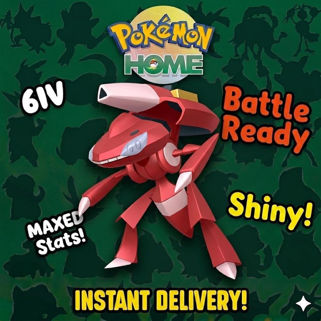 Pokemon HOME Shiny 6IV Genesect Battle Ready Custom Ot Event Sv Trade FAST - Pokémon Legends: Z-A digital Pokémon trade by