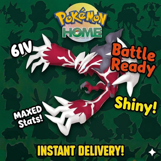 Shiny YVELTAL Pokémon HOME 6IV Competitive Battle Ready - Pokémon HOME digital Pokémon trade by PokeTradingShop