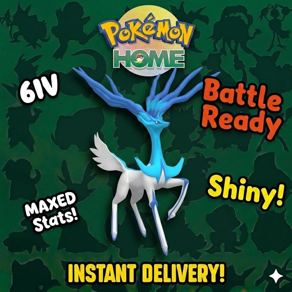 Shiny XERNEAS Pokémon HOME 6IV Competitive Battle Ready - Pokémon HOME digital Pokémon trade by PokeTradingShop