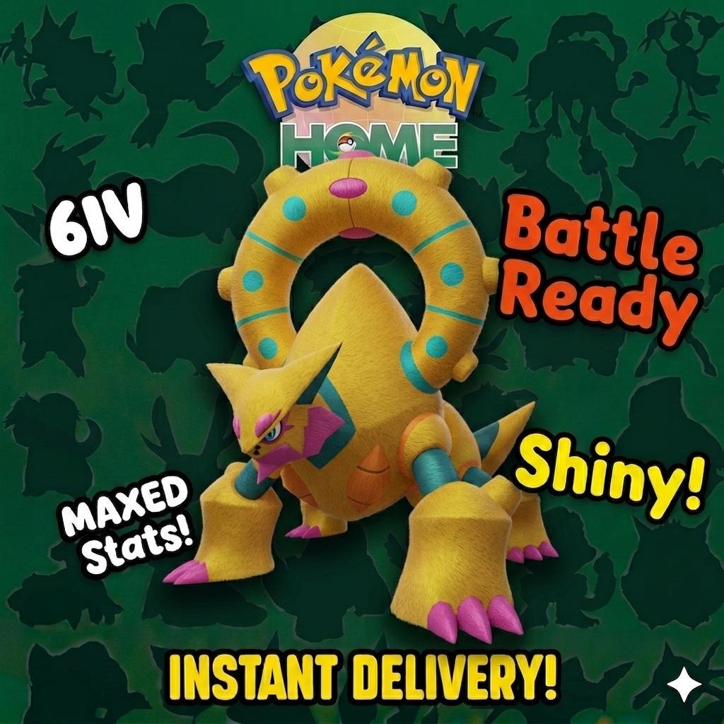 Pokemon HOME Shiny 6IV Volcanion Battle Ready Custom Ot Event Sv Trade FAST - Pokémon Legends: Z-A digital Pokémon trade by