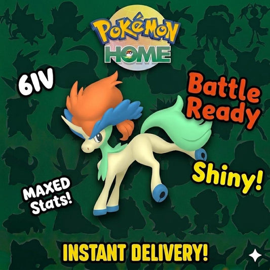 Shiny KELDEO Pokémon HOME 6IV Competitive Battle Ready - Pokémon Scarlet & Violet digital Pokémon trade by PokeTradingShop