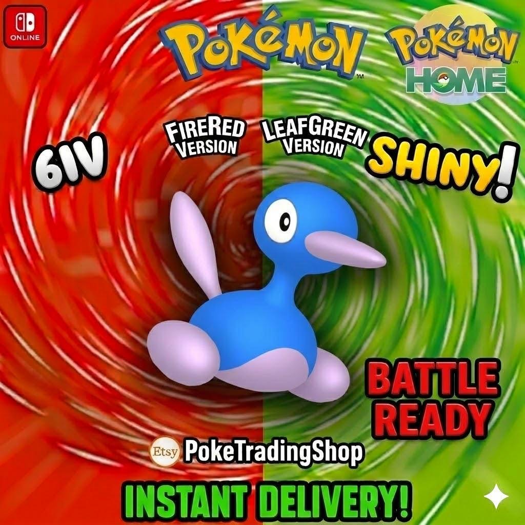 SHINY PORYGON 2 Pokémon FireRed LeafGreen 6IV Competitive Battle Ready - Pokémon HOME digital Pokémon trade by