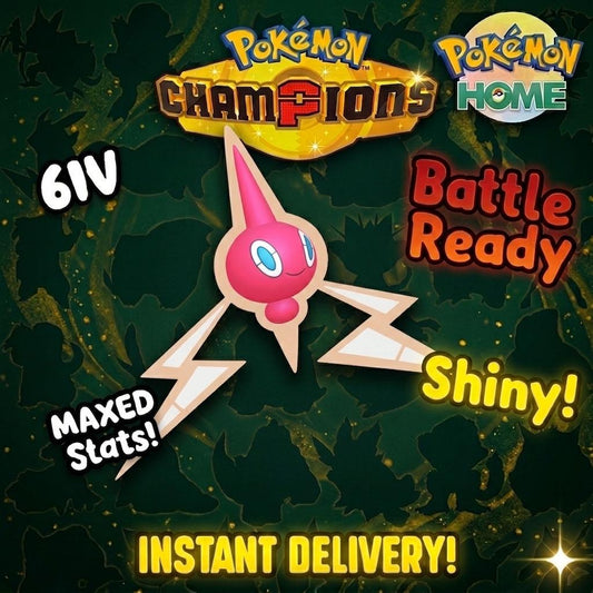 Shiny Rotom Pokémon Champions 6IV Competitive Battle Ready - Pokémon HOME digital Pokémon trade by PokeTradingShop