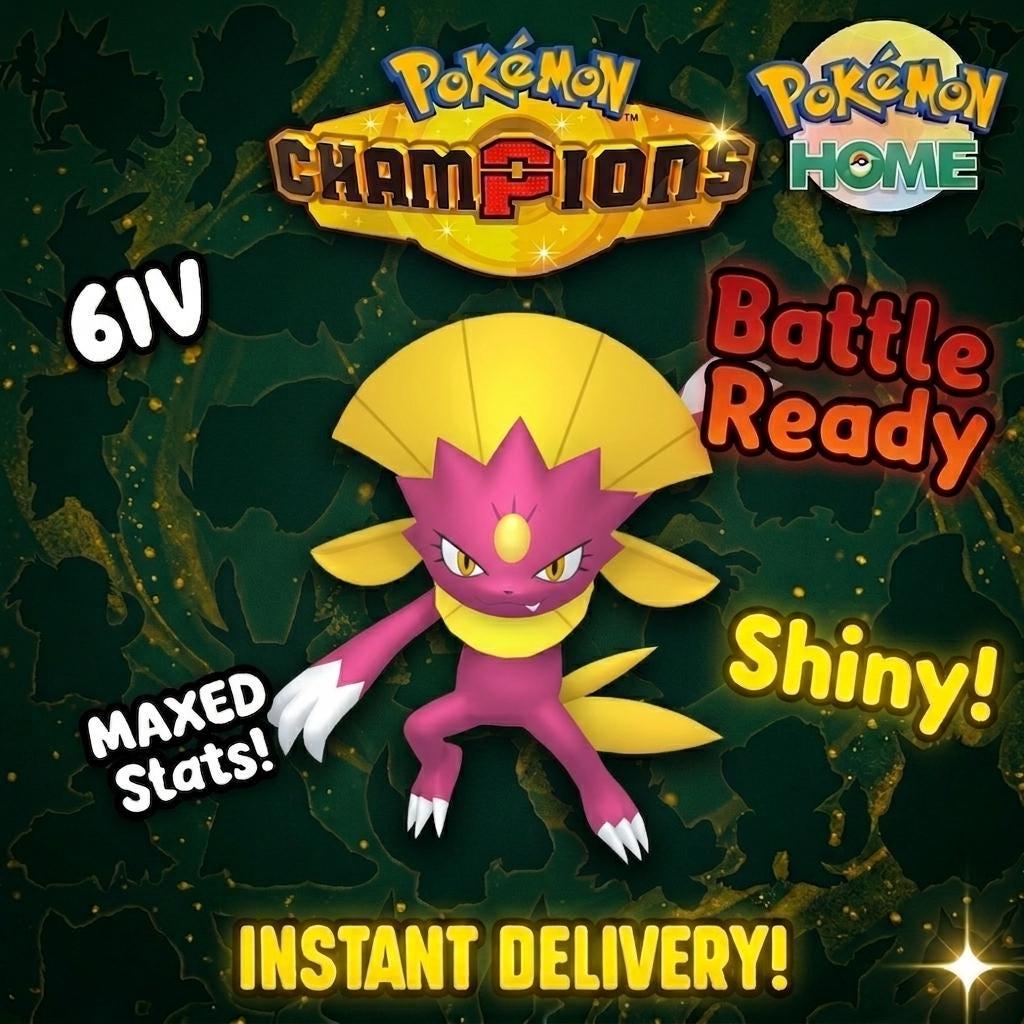 Shiny Weavile Pokémon Champions 6IV Competitive Battle Ready - Pokémon HOME digital Pokémon trade by PokeTradingShop