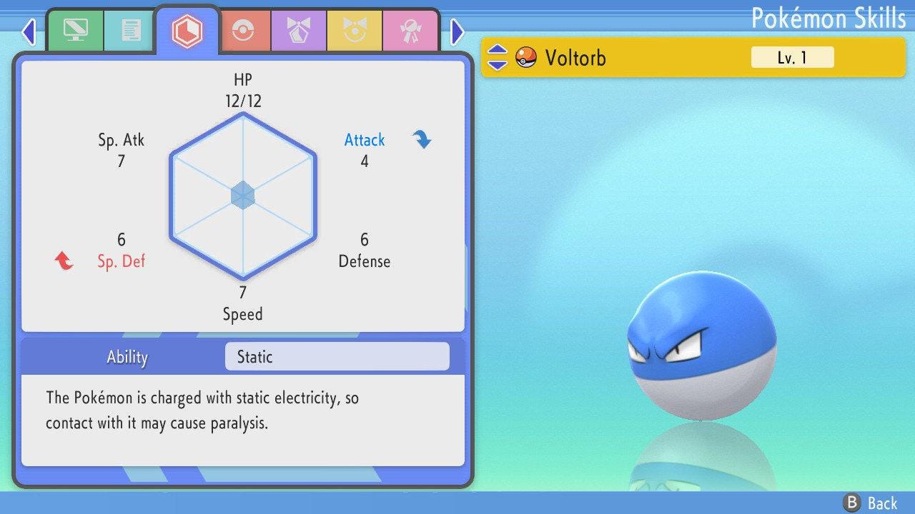 SHINY 6IV VOLTORB Pokemon Brilliant Diamond Shining Pearl 6IV Competitive Battle - Pokémon Brilliant Diamond & Shining Pearl