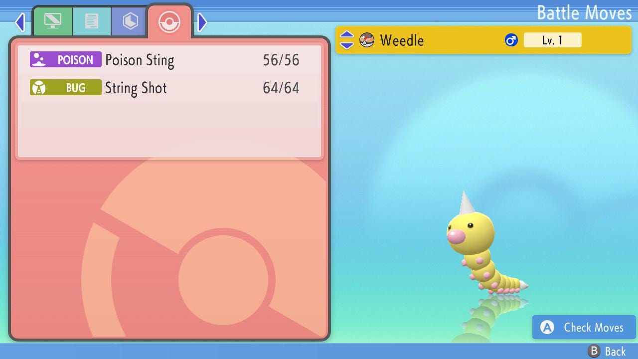 Shiny WEEDLE Pokemon Brilliant Diamond Shining Pearl 6IV Competitive Battle Ready - Pokémon Brilliant Diamond & Shining Pearl