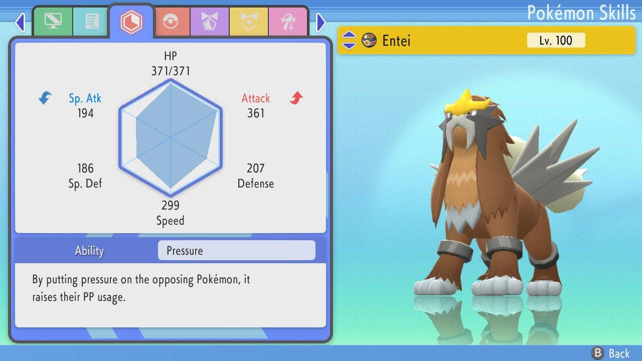 SHINY 6IV ENTEI Pokemon Brilliant Diamond Shining Pearl 6IV Competitive Battle - Pokémon Brilliant Diamond & Shining Pearl
