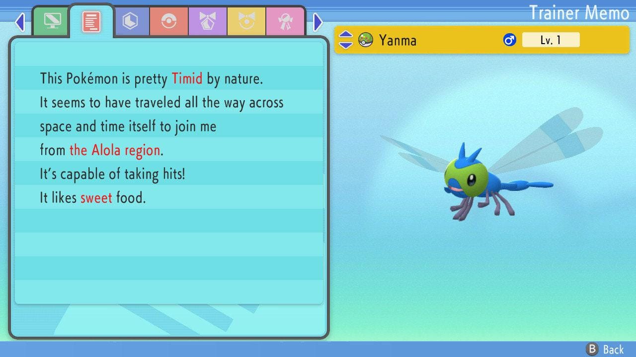 SHINY 6IV YANMA Pokémon Brilliant Diamond and Shining Pearl 6IV Competitive Battle - Pokémon Brilliant Diamond & Shining