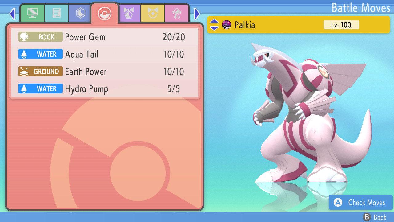 Shiny Palkia Pokemon Brilliant Diamond Shining Pearl 6IV Competitive Battle Ready - Pokémon Brilliant Diamond & Shining Pearl