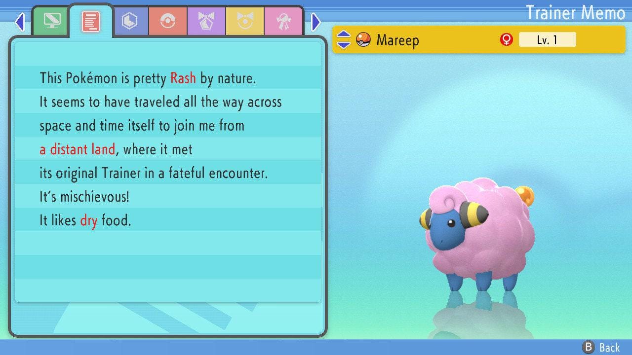 SHINY 6IV MAREEP Pokémon Brilliant Diamond and Shining Pearl 6IV Competitive Battle Ready – image 2