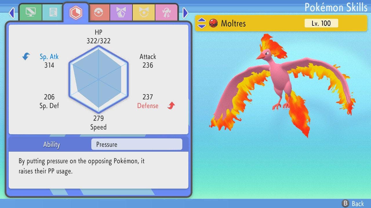 SHINY 6IV MOLTRES Pokemon Brilliant Diamond Shining Pearl 6IV Competitive Battle - Pokémon Brilliant Diamond & Shining Pearl