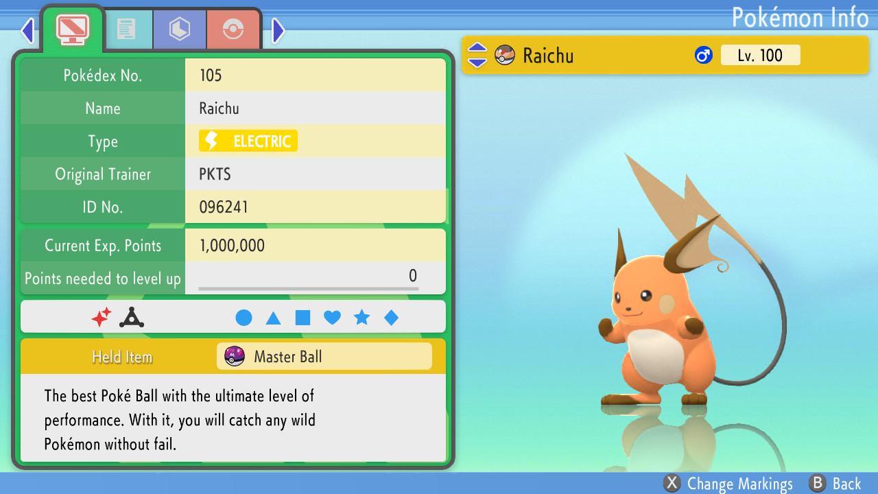 Shiny RAICHU Pokemon Brilliant Diamond Shining Pearl 6IV Competitive Battle Ready - Pokémon Brilliant Diamond & Shining Pearl