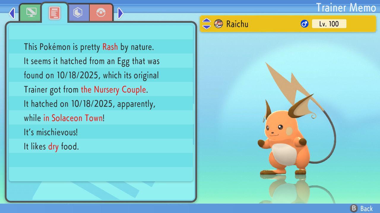 Shiny RAICHU Pokemon Brilliant Diamond Shining Pearl 6IV Competitive Battle Ready - Pokémon Brilliant Diamond & Shining Pearl
