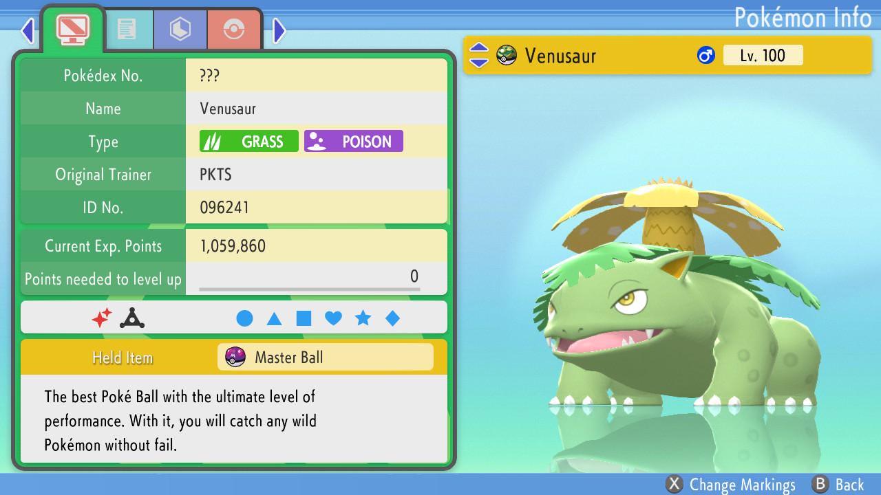 Shiny VENUSAUR Pokemon Brilliant Diamond Shining Pearl 6IV Competitive Battle - Pokémon Brilliant Diamond & Shining Pearl