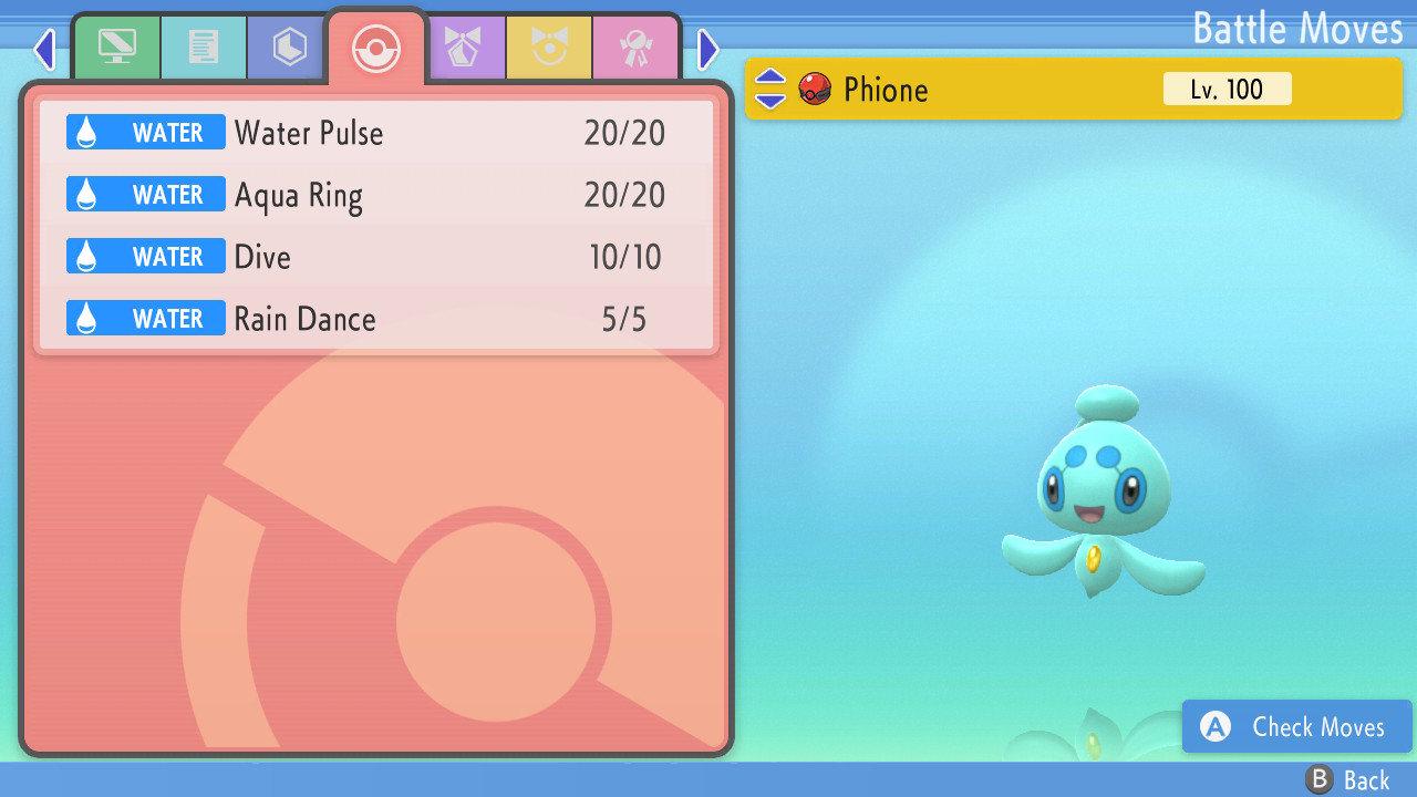 SHINY 6IV PHIONE Pokémon Brilliant Diamond Shining Pearl Mythical Pokemon - Pokémon Brilliant Diamond & Shining Pearl digital