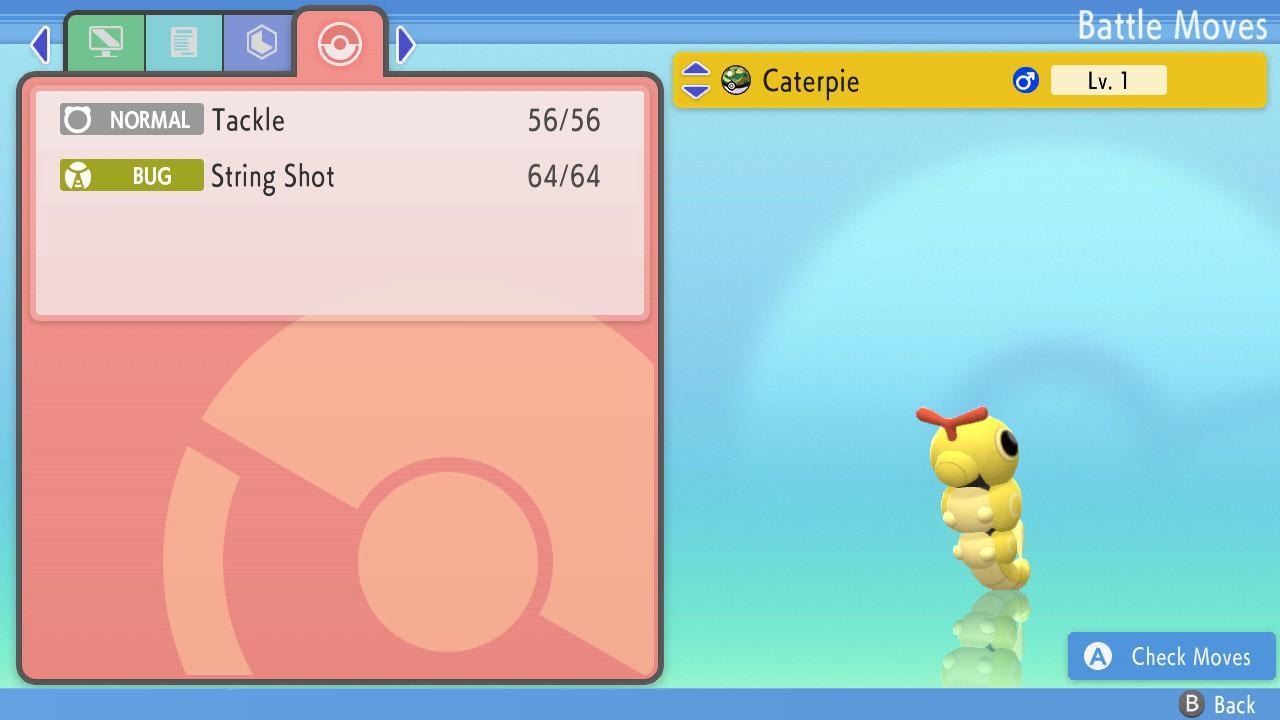 Shiny CATERPIE Pokemon Brilliant Diamond Shining Pearl 6IV Competitive Battle - Pokémon Brilliant Diamond & Shining Pearl