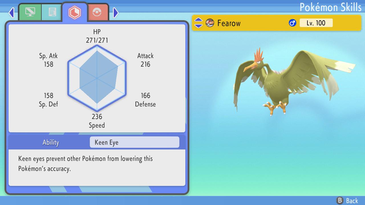 Shiny FEAROW Pokemon Brilliant Diamond Shining Pearl 6IV Competitive Battle Ready - Pokémon Brilliant Diamond & Shining Pearl