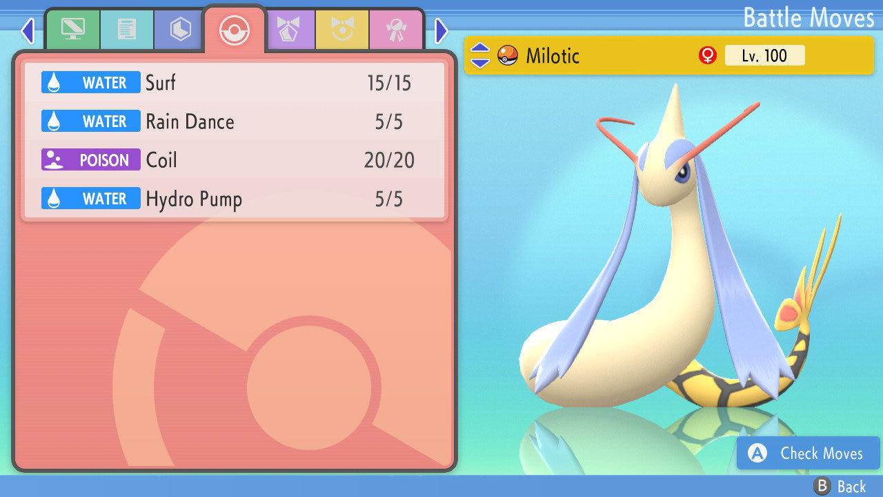 SHINY 6IV MILOTIC Pokemon Brilliant Diamond Shining Pearl 6IV Competitive Battle - Pokémon Brilliant Diamond & Shining Pearl