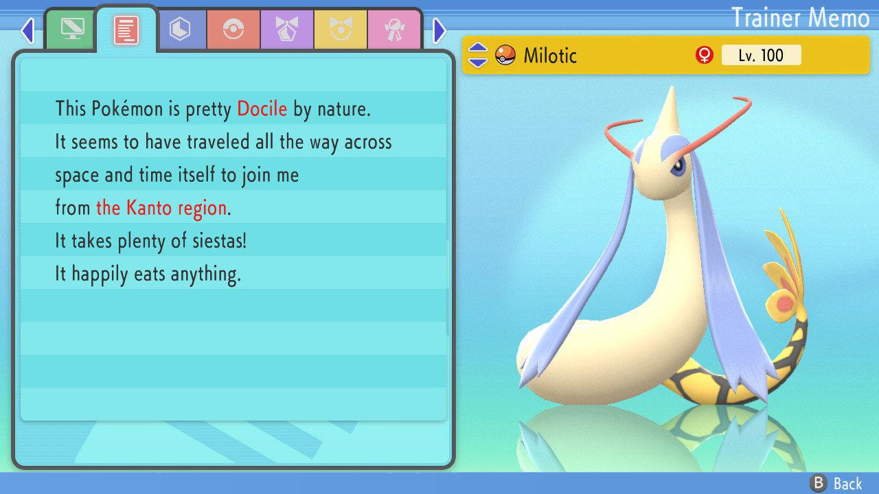 SHINY 6IV MILOTIC Pokemon Brilliant Diamond Shining Pearl 6IV Competitive Battle - Pokémon Brilliant Diamond & Shining Pearl