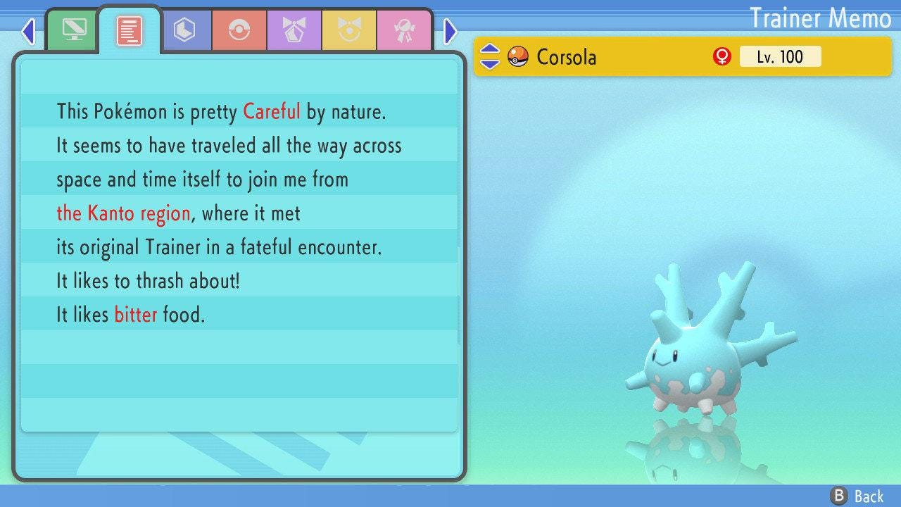 SHINY 6IV CORSOLA Pokemon Brilliant Diamond Shining Pearl 6IV Competitive Battle - Pokémon Brilliant Diamond & Shining Pearl