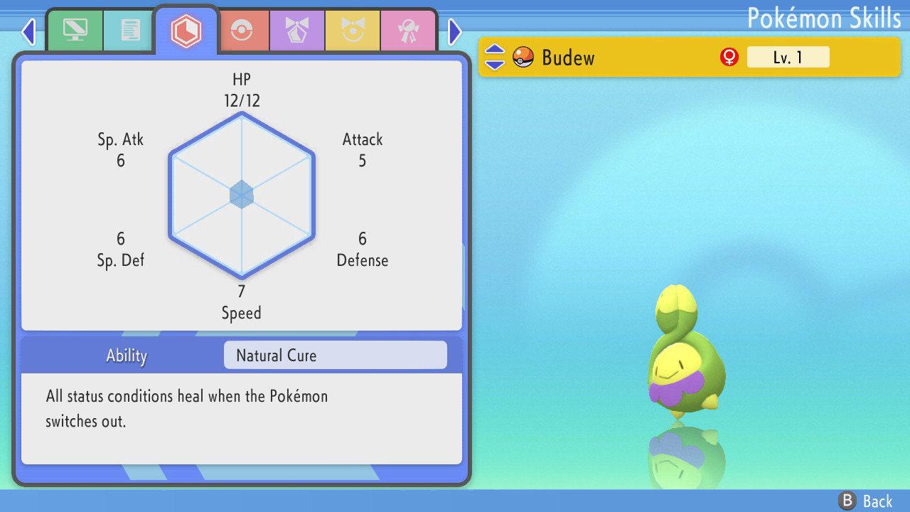 SHINY 6IV BUDEW Pokémon Brilliant Diamond and Shining Pearl 6IV Competitive Battle - Pokémon Brilliant Diamond & Shining
