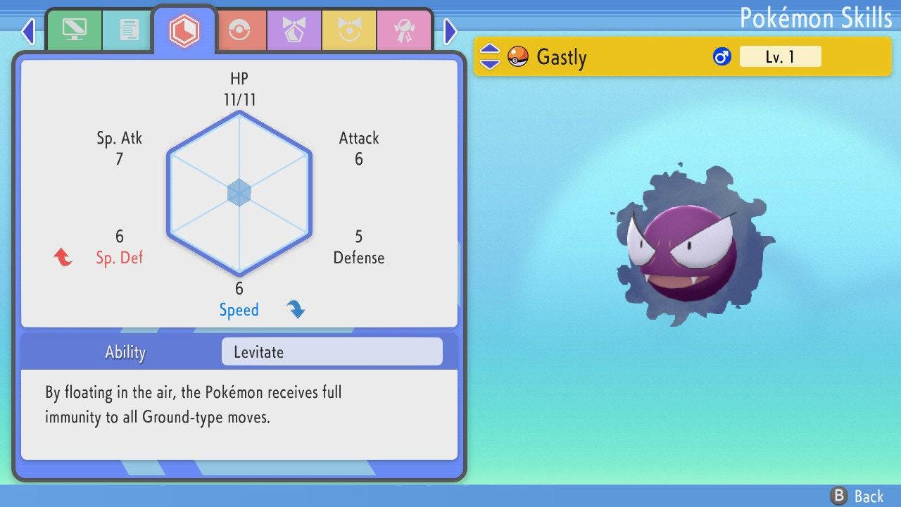 SHINY 6IV GASTLY Pokémon Brilliant Diamond and Shining Pearl 6IV Competitive Battle Ready – image 3