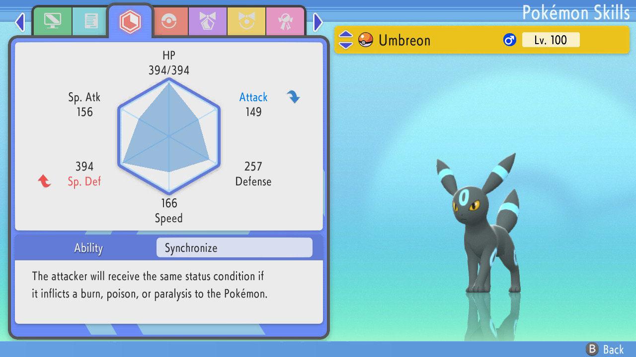 SHINY 6IV UMBREON Pokemon Brilliant Diamond Shining Pearl 6IV Competitive Battle - Pokémon Brilliant Diamond & Shining Pearl