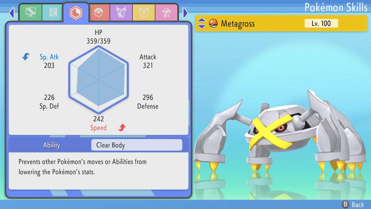 SHINY 6IV METAGROSS Pokemon Brilliant Diamond Shining Pearl 6IV Competitive Battle - Pokémon Brilliant Diamond & Shining